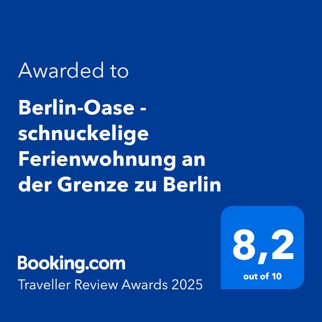 Berlin-Oase - Schnuckelige Ferienwohnung An Der Grenze Zu Berlin Schönefeld Zewnętrze zdjęcie
